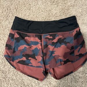 Lululemon speed up mid-rise lien shorts 4”